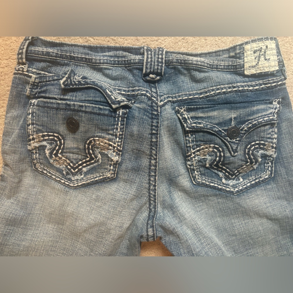 Y2k vintage hydraulic blue bootcut jeans